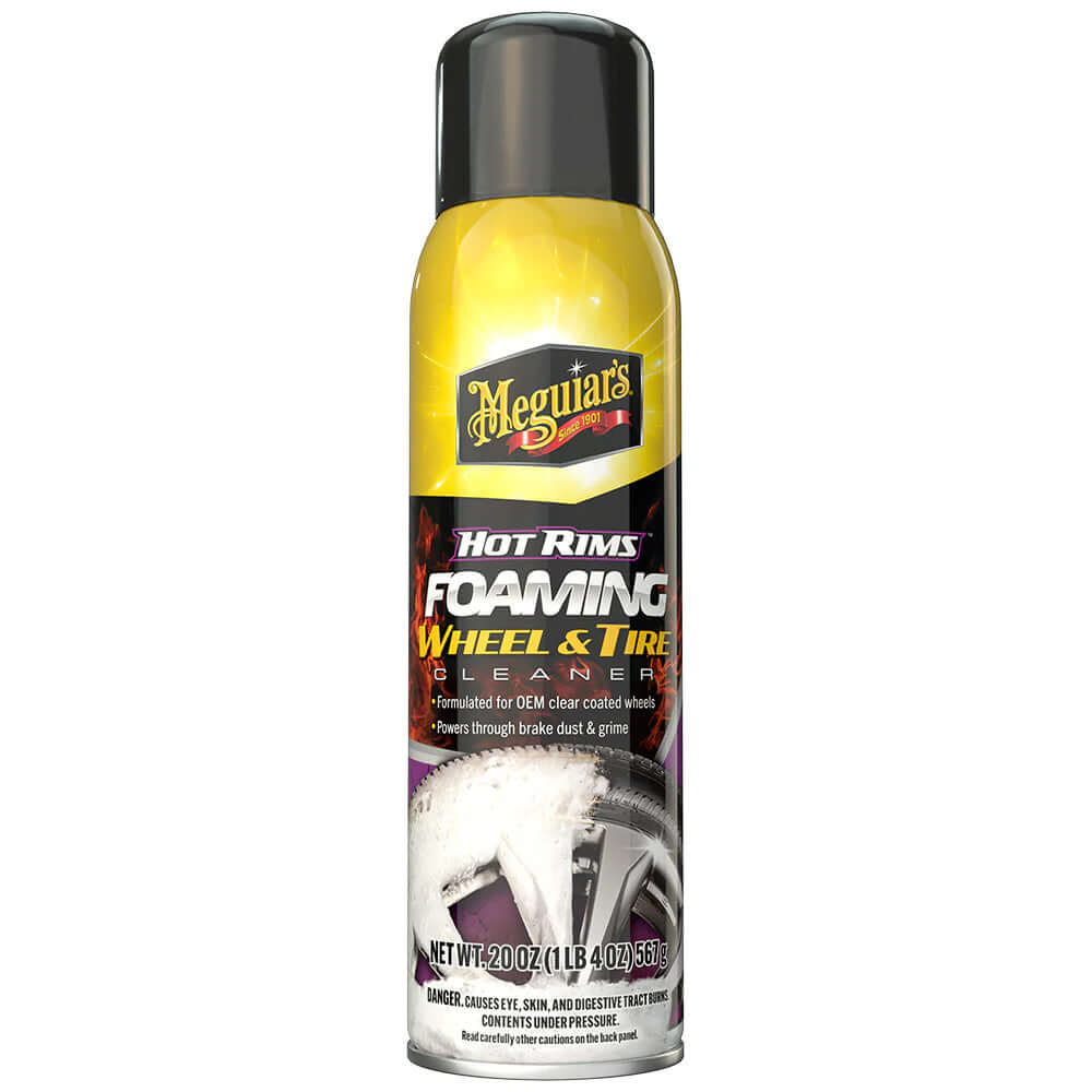Meguiar's Hot Rims Foaming Wheel & Tire Cleaner - G250320