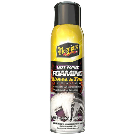Meguiar's Hot Rims Foaming Wheel & Tire Cleaner - G250320