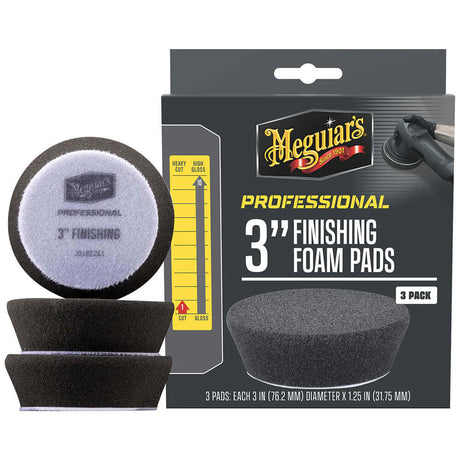 Meguiar's Professional 3" Finishing Foam Pads *3-Pack - M3FFP3