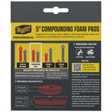 Meguiar's Professional 5" Compounding Foam Pads *2-Pack - M5CFP2