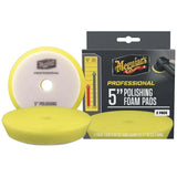 Meguiar's Professional 5" Polishing Foam Pads 2-pack for scratch and swirl removal