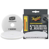 Meguiar's Professional 5-inch Ultra Universal Microfiber Pads 2-pack for paint correction and detailing