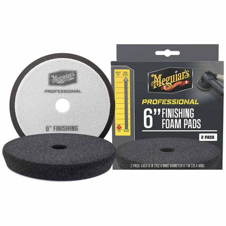 Meguiar's Professional 6" foam finishing pads 2-pack for paint correction and detailing