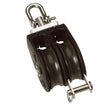 Barton Size 2 35mm Plain Bearing Pulley Block Double Swivel & Becket - N02231