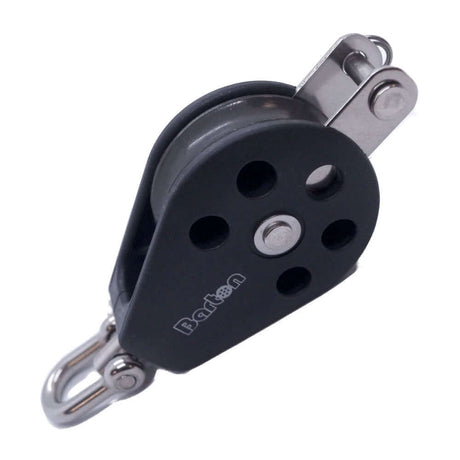 Barton Size 3 45mm Plain Bearing Pulley Block Single Swivel & Becket - N03131