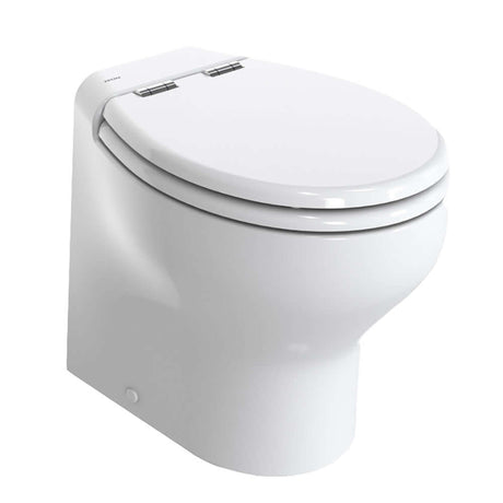Thetford Silence Plus 2G w/Wood Polyester Soft Close Seat & Standard Solenoid - High, White - 12V - T-S2G012NW/D00C00