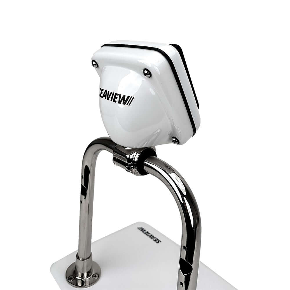 Seaview RailPod Uncut w/Single Base Rail Clamp - 4.5"W x 4.5"H Usable Face - SV4100R