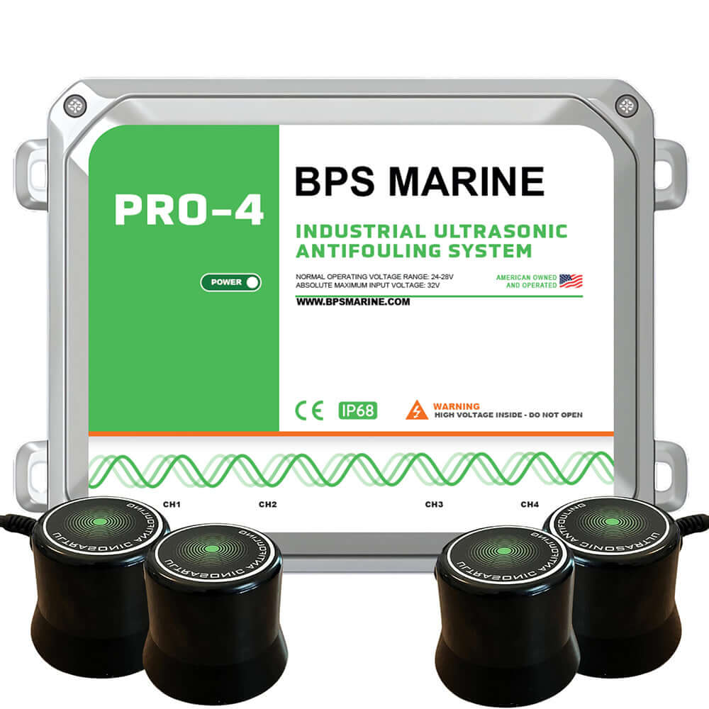 BPS Marine PRO-4 4-Transducer Ultrasonic Antifouling System - 24VDC - 24V-PRO-4