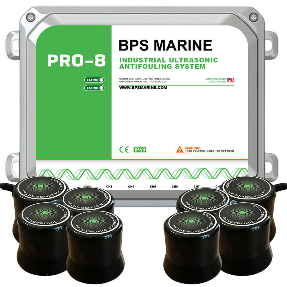 BPS Marine PRO-8 8-Transducer Ultrasonic Antifouling System - 24VDC - 24V-PRO-8