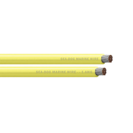 Sea-Dog 1 AWG Yellow Battery Cable - 100' - 8001032