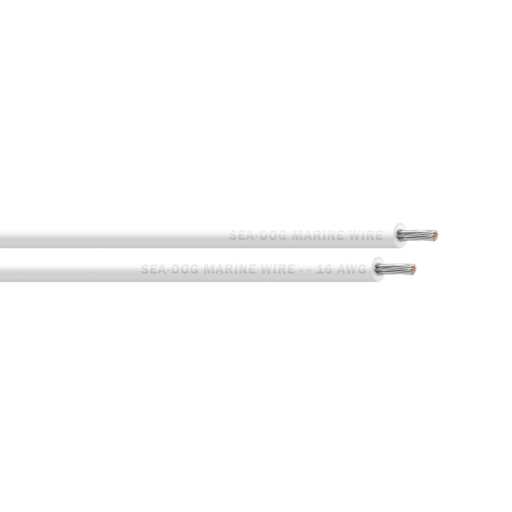Sea-Dog 16 AWG White Primary Wire - 100' - 8016052