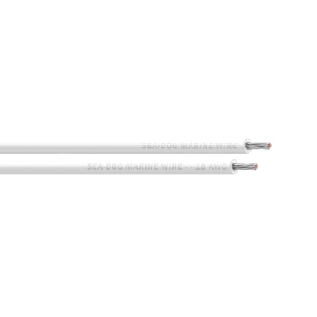 Sea-Dog 18 AWG White Primary Wire - 100' - 8018052