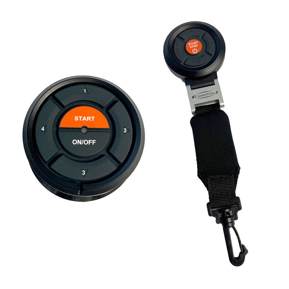 CoastKey Premium Plus Quad Mercury Engine Keyless Ignition w/Keyless Stop/Start, Remote Stop/Start, Ecos Rem Trim/Tilt - C0412