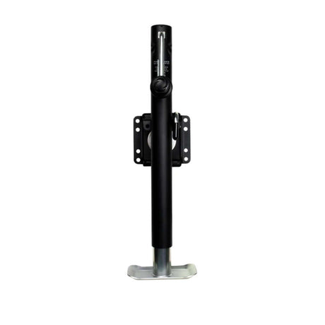 Powerwinch Select Series Jack - 2500lb, Bolt-On, Flat Plate, Carbon Black - 21400-J-2500-BF-B-R