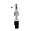Powerwinch Utility Series Jack - 1500lb, Weld-On, Single Wheel Wide, Zinc - 21500-J-1500-W1W-Z-R