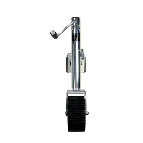 Powerwinch Utility Series Jack - 1500lb, Weld-On, Single Wheel Wide, Zinc - 21500-J-1500-W1W-Z-R