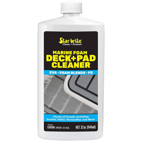 Star Brite Marine Foam Deck + Pad Cleaner 32 oz bottle with trigger sprayer for foam decking and EVA pads cleaning