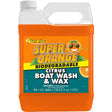 Star brite Super Orange Citrus Boat Wash & Wax 1-gallon bottle for fresh and salt water boats