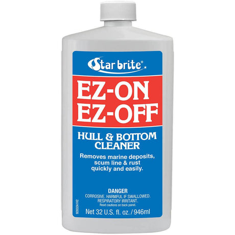 Star brite EZ-ON EZ-Off Boat Hull & Bottom Cleaner 32 oz bottle for removing stains and marine growth