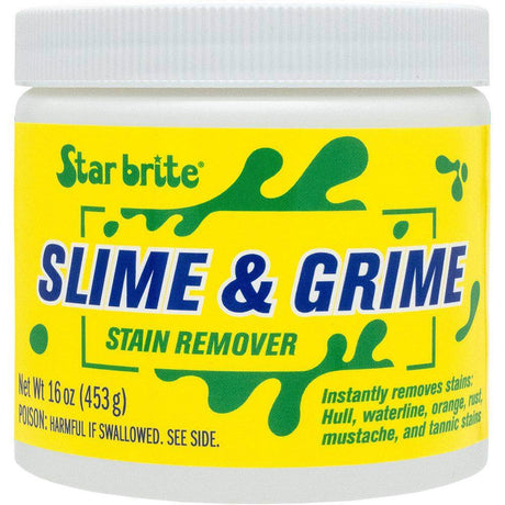 Star brite Slime & Grime Stain Remover 16 oz concentrated cleaning powder container