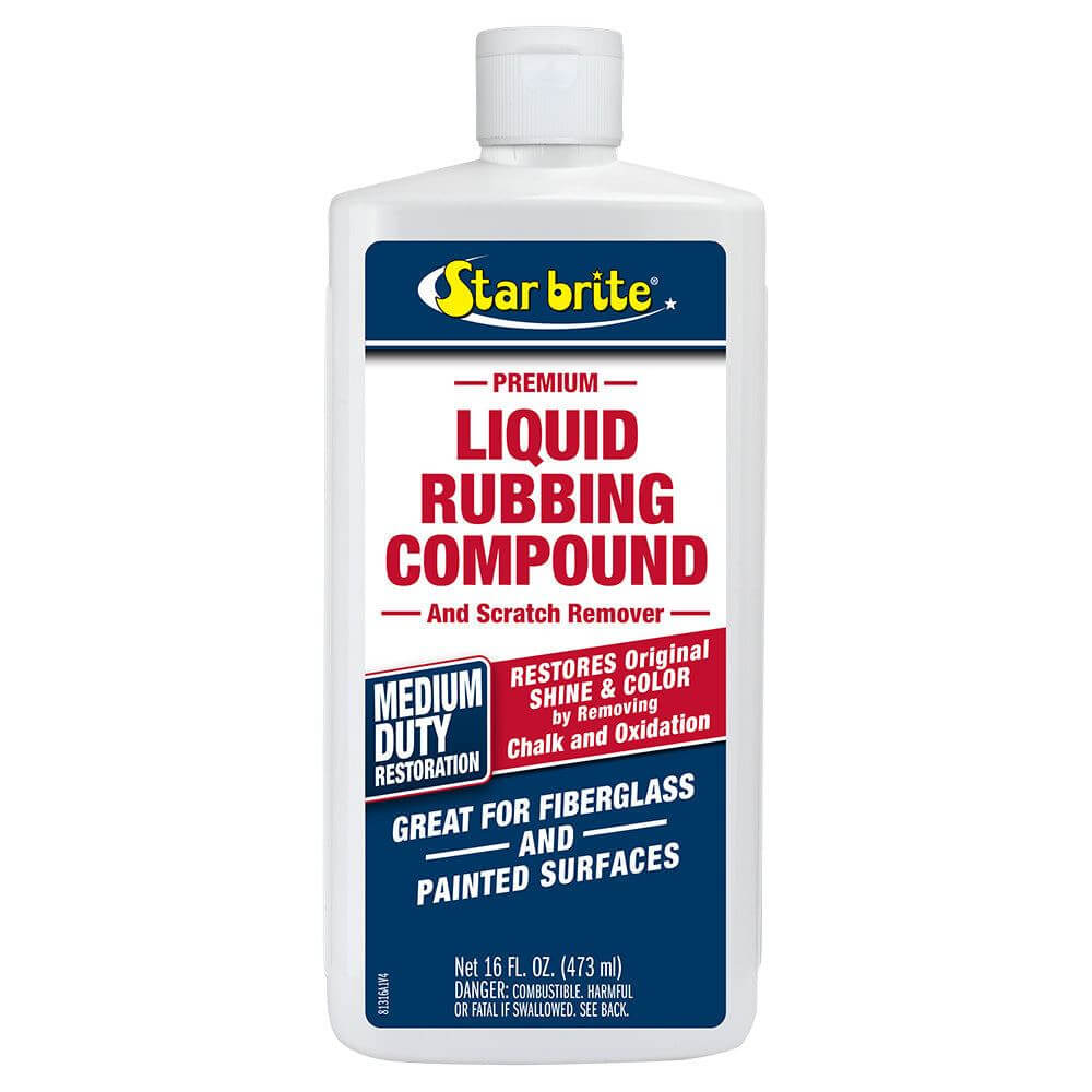 Star brite Liquid Rubbing Compound 16 oz bottle for medium oxidation cleaning