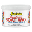 Star brite 14 oz presoftened paste wax container for high-gloss UV protection