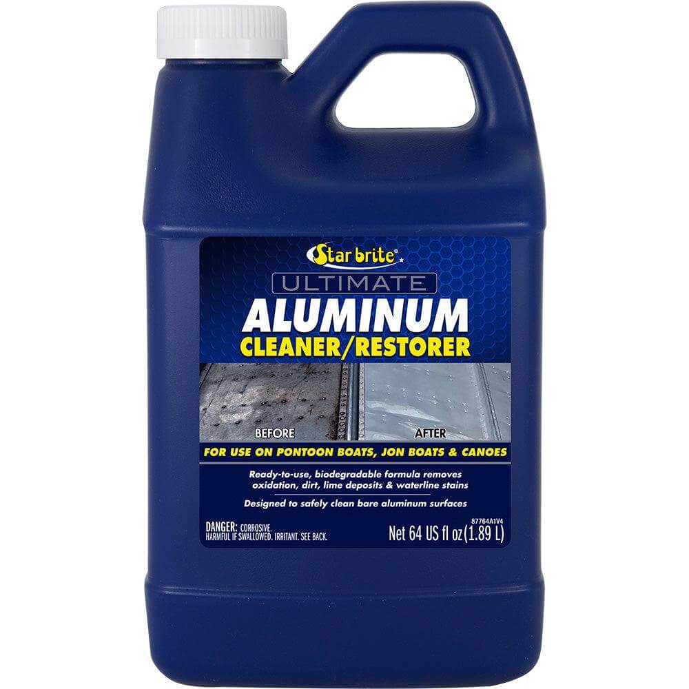 Star brite Ultimate Aluminum Cleaner & Restorer 64 oz for boats and pontoons