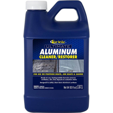 Star brite Ultimate Aluminum Cleaner & Restorer 64 oz for boats and pontoons