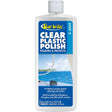 Star brite Clear Plastic Polish Step 2 8 oz bottle for UV protection and plastic surface restoration