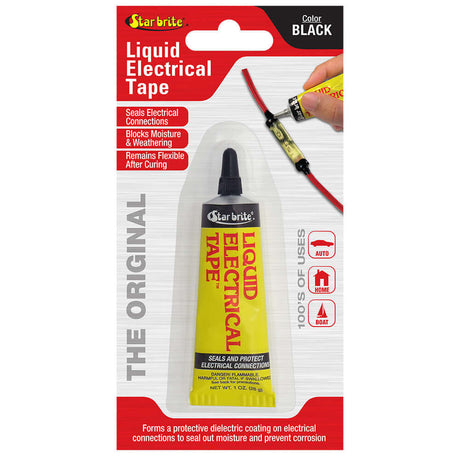 Star brite Liquid Electrical Tape - Black - 1 oz - 84154
