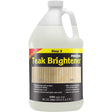 Star brite Premium Teak Brightener 1 gallon container for restoring and brightening teak wood