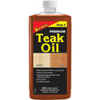 Star brite Premium Golden Teak Oil 16 oz container for wood protection