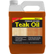 Star brite Premium Golden Teak Oil 1 gallon container for wood protection and enhancement