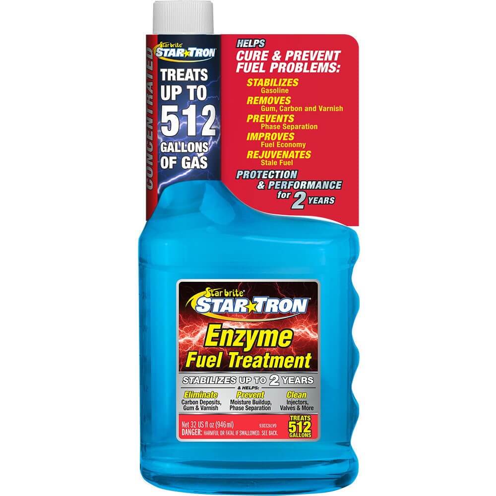 Star brite Star-Tron Enzyme Fuel Treatment 32 oz bottle for all gas engines fuel care