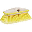 Star brite Deluxe Yellow Soft Wash 8" Brush Head w/Bumper - Dual Connections - 40161