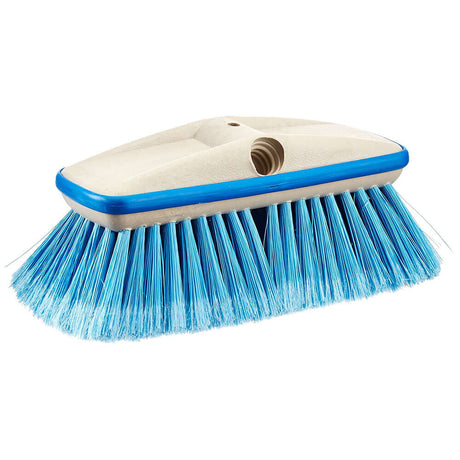 Star brite Deluxe Medium Blue Wash 8" Brush Head w/Bumper - Dual Connections - 40162