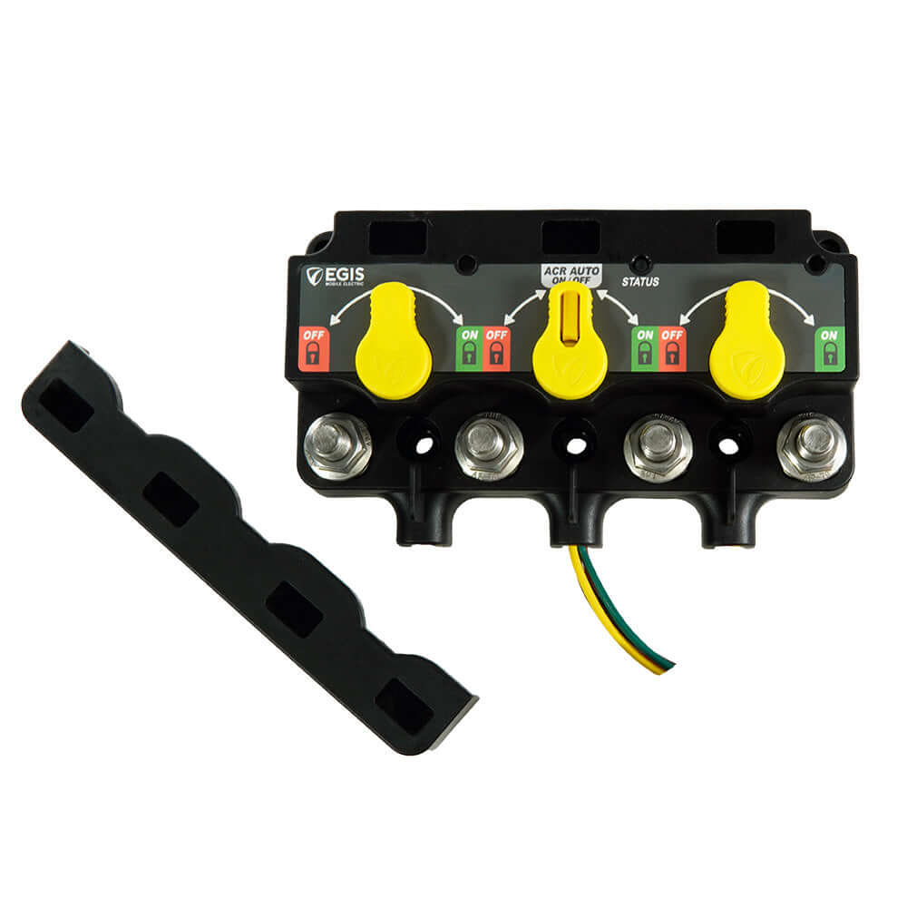 Egis XD Series Triple Flex 2 Relay/VSR/Relay w/Knobs - 12 P DT - 8830-2535