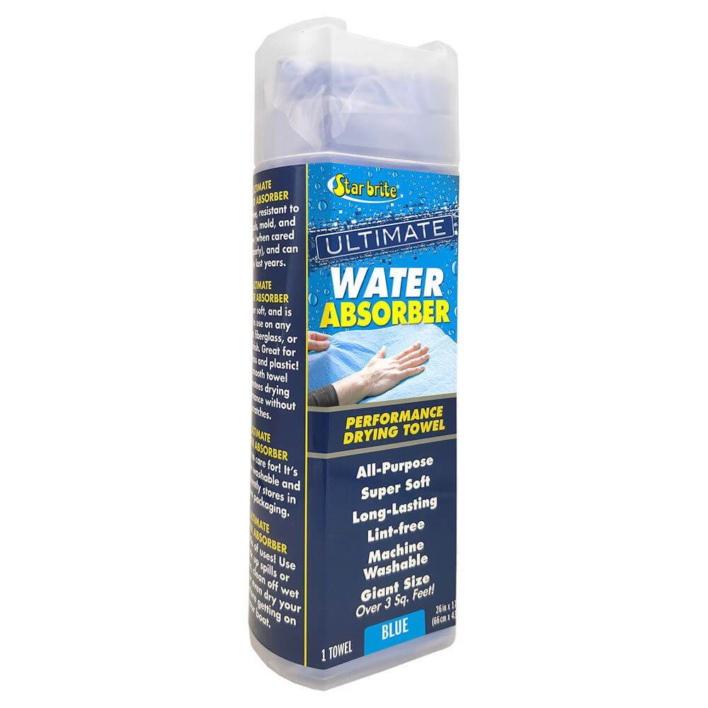 Star brite Ultimate Water Absorber blue drying towel for boats cars and RVs