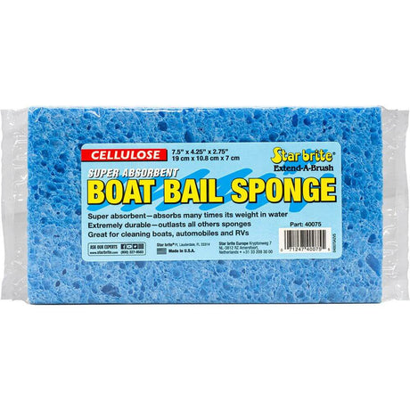 Star brite Super Absorbent Cellulose Bail Sponge XL for large-scale water removal on boats