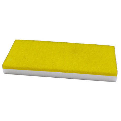 Star brite Dual-Sided Magic Sponge with yellow scrub pad and white eraser side for boats and RVs cleaning