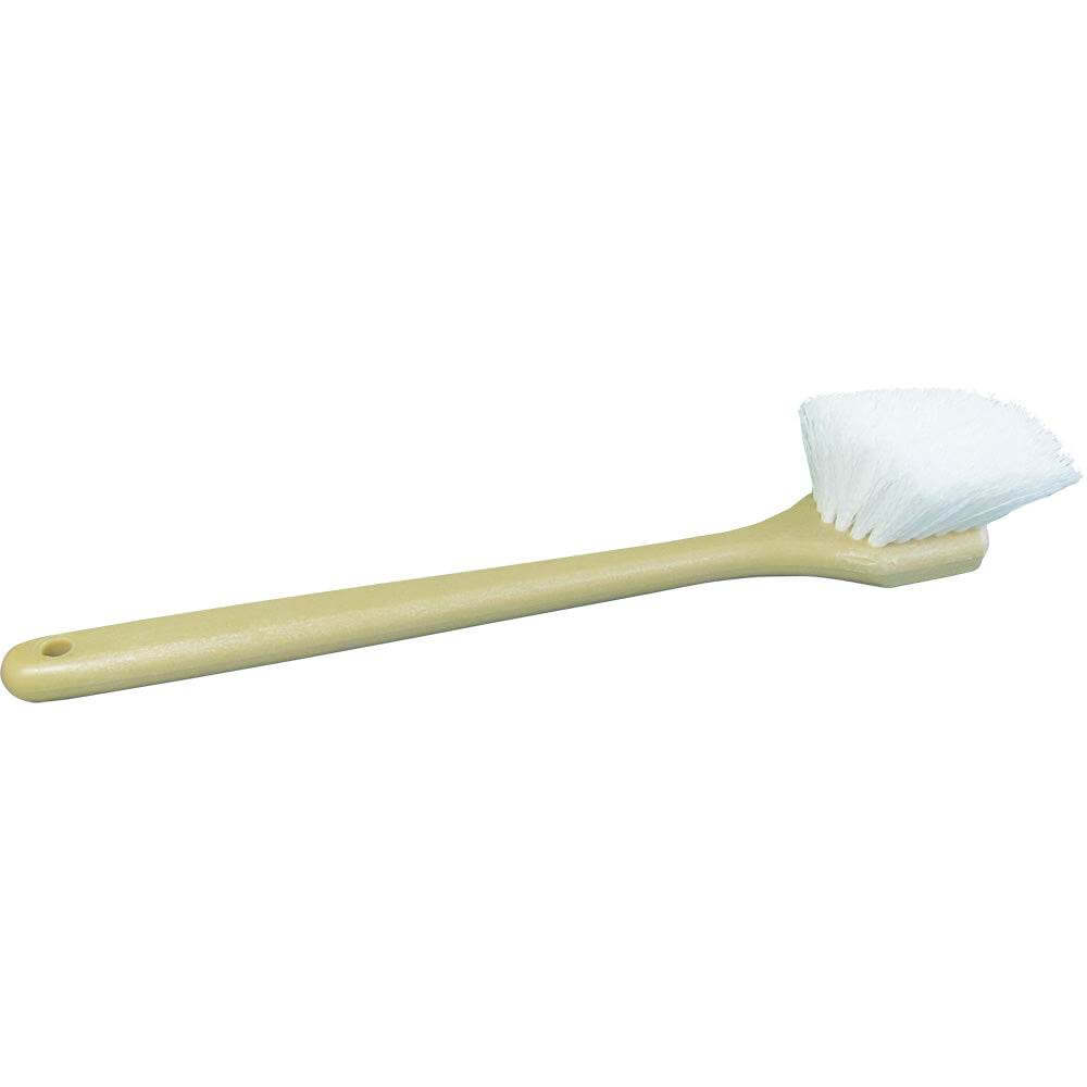 Star brite utility long handle scrub brush with marine-grade stiff bristles for heavy-duty cleaning on boats and RVs