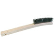 Star brite stainless steel bristle cleaning brush 14" heavy-duty tool with ergonomic handle for industrial and marine use