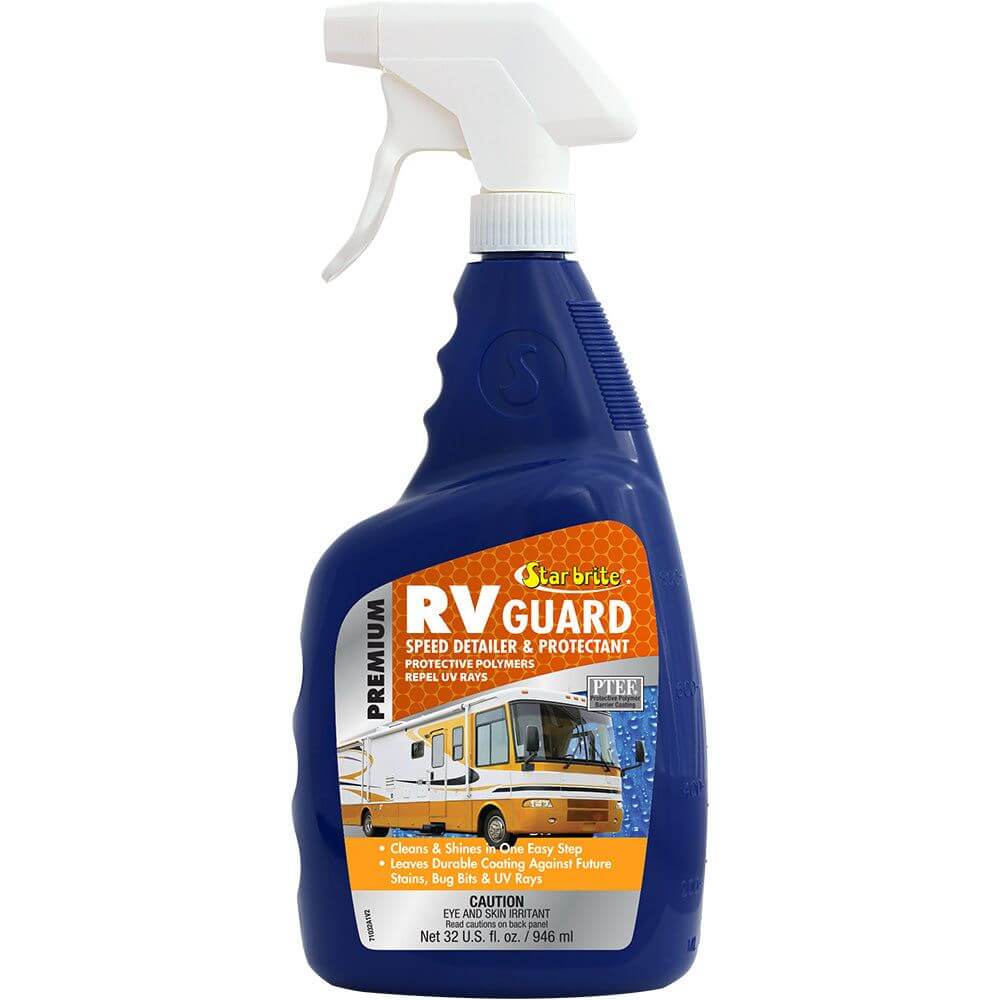 Star brite Premium RV Guard Detailer & Protectant Spray 32 oz bottle for RV surface shine and UV protection