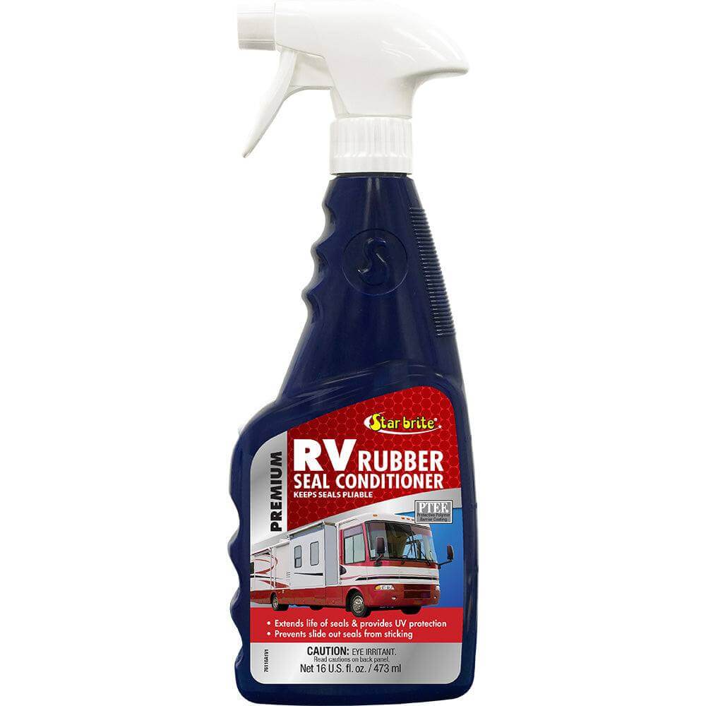 Star brite Premium RV Rubber Seal Conditioner 16 oz bottle for UV protection and friction reduction