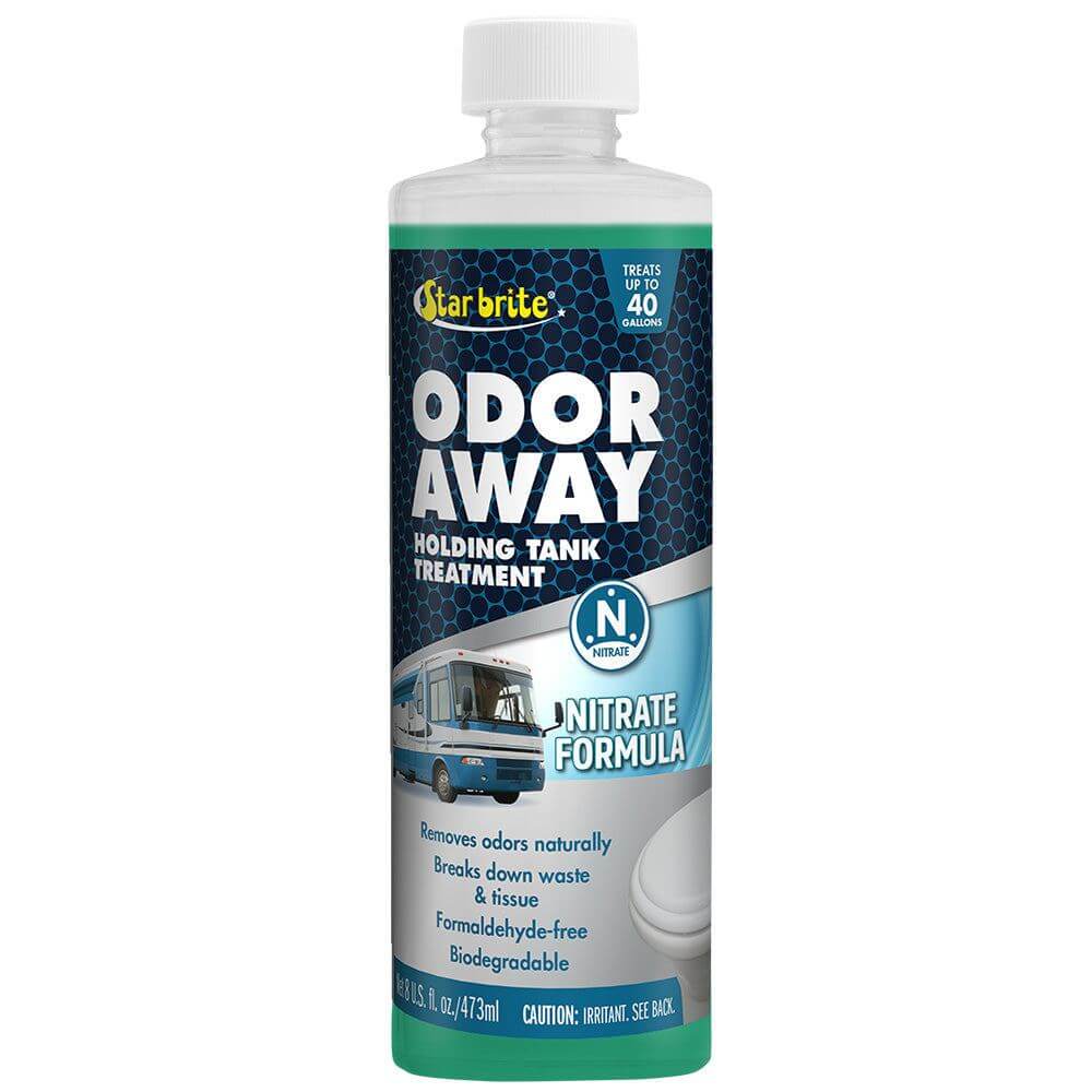 Star brite Odor Away Holding Tank Treatment 8 oz 4-pack nitrate formula bottles for RV and marine odor control