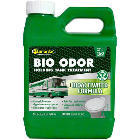 Star brite RV Bio Odor enzyme treatment bottle for holding tanks, 32 oz container
