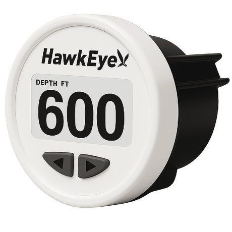 HawkEye DepthTrax Edge In-Dash Depth Finder - HD Color Display - 600' Max Depth - TM Transducer - DT3BX-TM