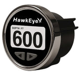HawkEye DepthTrax Edge In-Dash Depth Finder - HD Color Display - 600' Max Depth - TM Transducer - DT3BX-TM