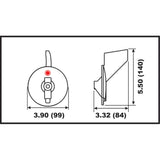 Performance Metals Yamaha Trim Tab Anode 150-200hp Counter Rotating - 00181A