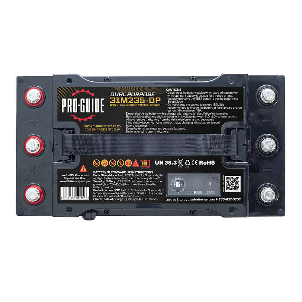 Pro-Guide Alpha Series Lithium Battery - 12V - 235AH - Group 31 (Tall) - 31M235-DP